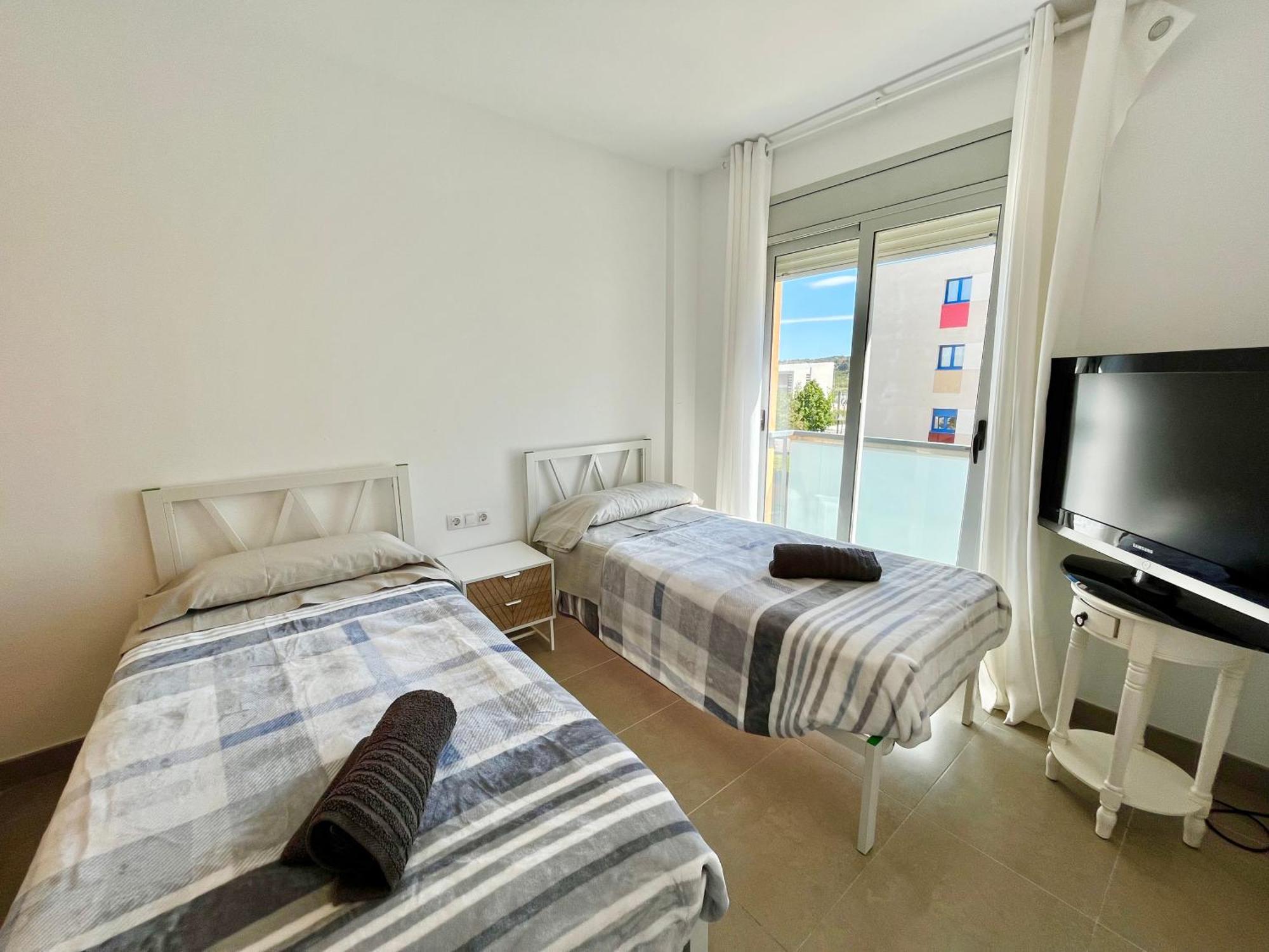 New! Apartamento Con 2 Piscinas, Parque Infantil, A 1 Min De La Playa Сан-Антонио-де-Калонже Экстерьер фото